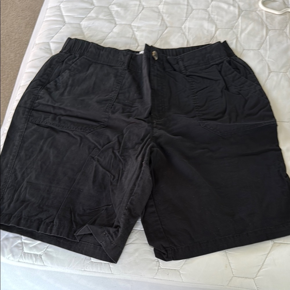 Men's Black Casual Shorts